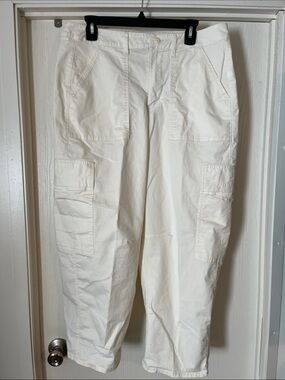 Universal Thread Cream Cargo Pants with Utility Pockets 12